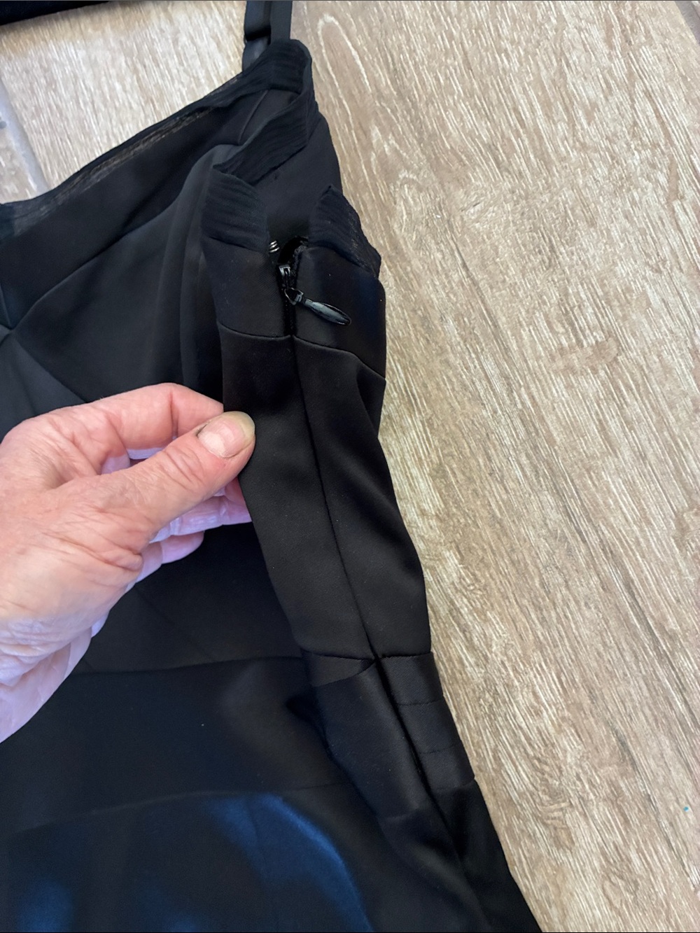 BCBG Little Black Strappy Mini Dress - Picture 5 of 12